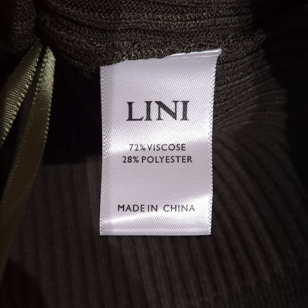 LINI for Bloomingdale's Callie Tank Top Army Medium - Picture 3 of 7